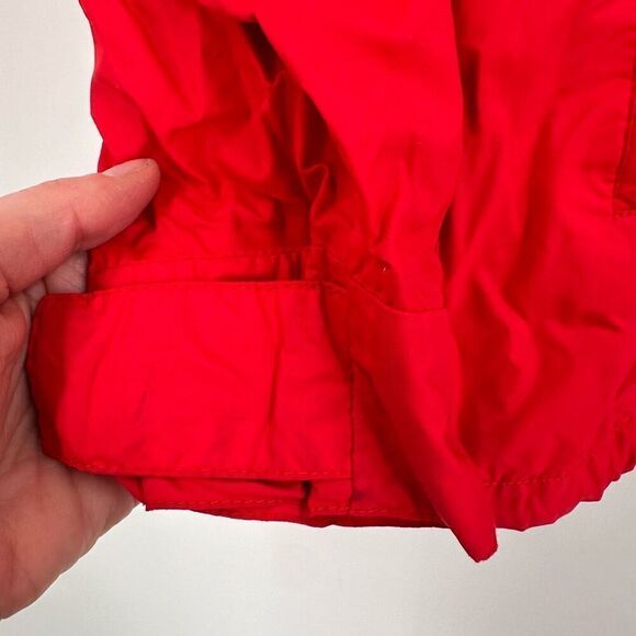 Vintage Helly Hansen Men’s Red Windbreaker Jacket Full Zip Small Hood Helly-Tech - Picture 10 of 10